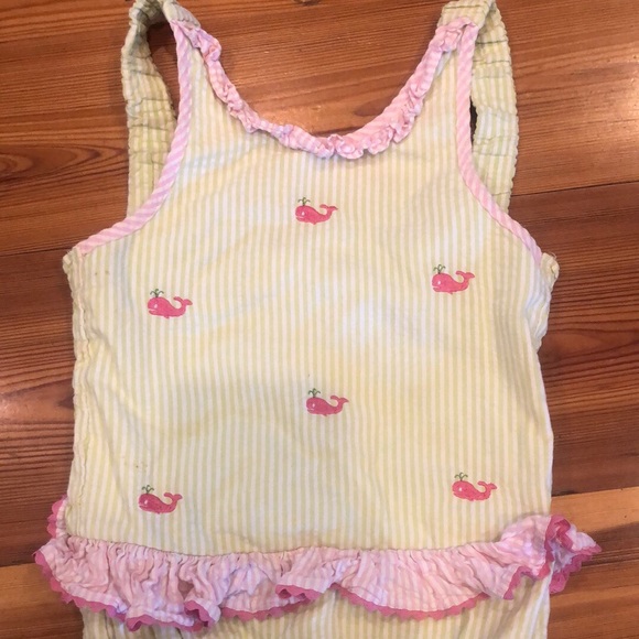 Other - Girls Whale Seer Sucker Swimsuit